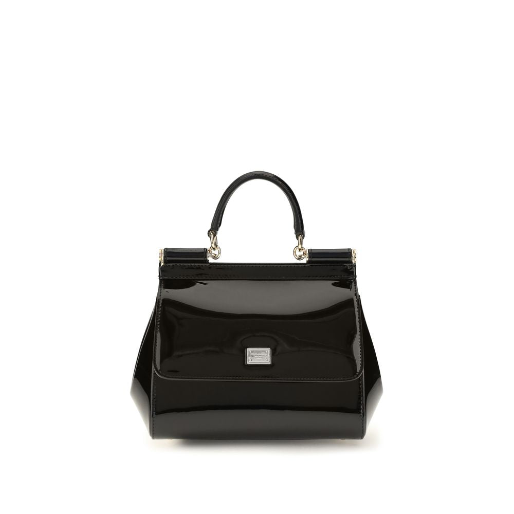 Bolso de piel de becerro negra Bos Taurus