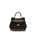 Bolso de piel de becerro negra Bos Taurus