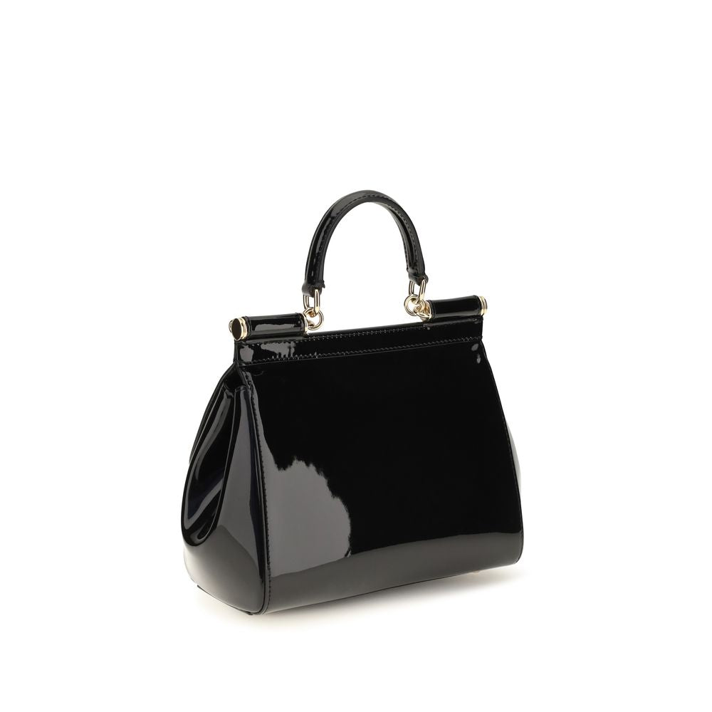 Bolso de piel de becerro negra Bos Taurus