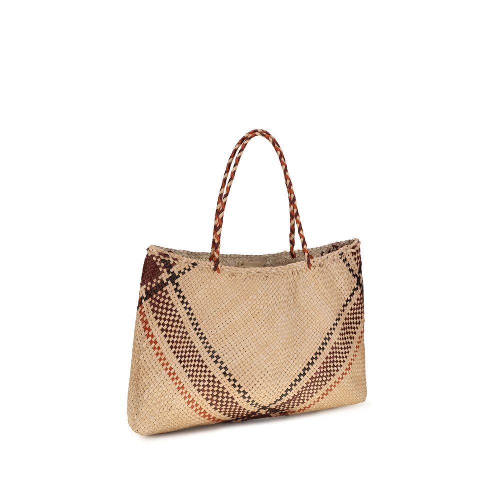 Handtasche aus beigem Ziegenleder