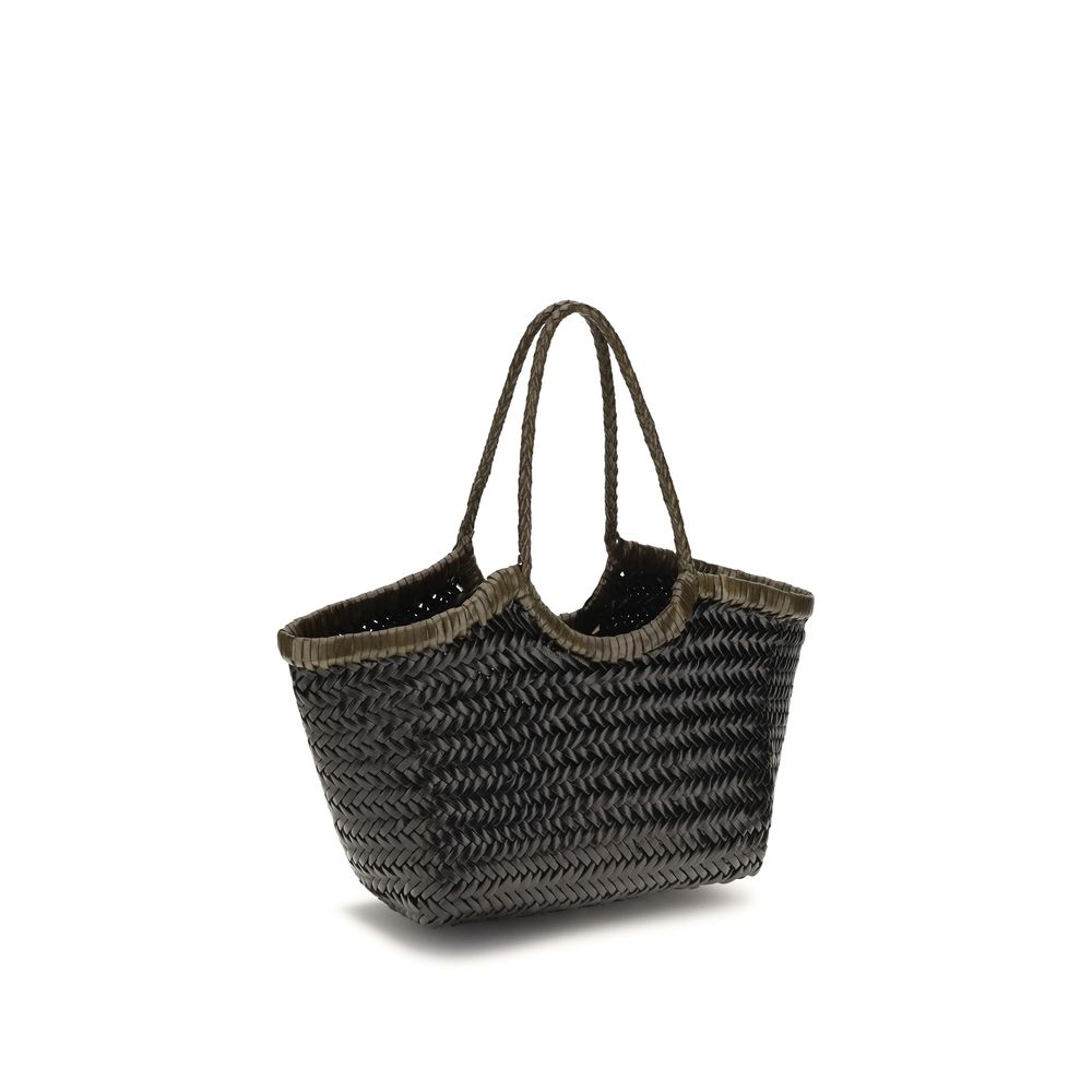 Bicolor Kalbsleder Bos Taurus Handtasche