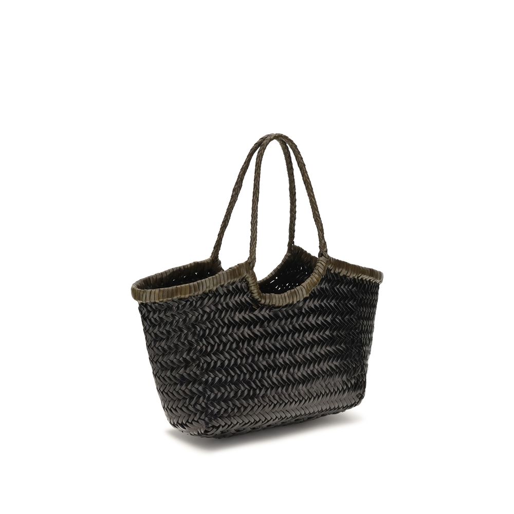 Bicolor Kalbsleder Bos Taurus Handtasche