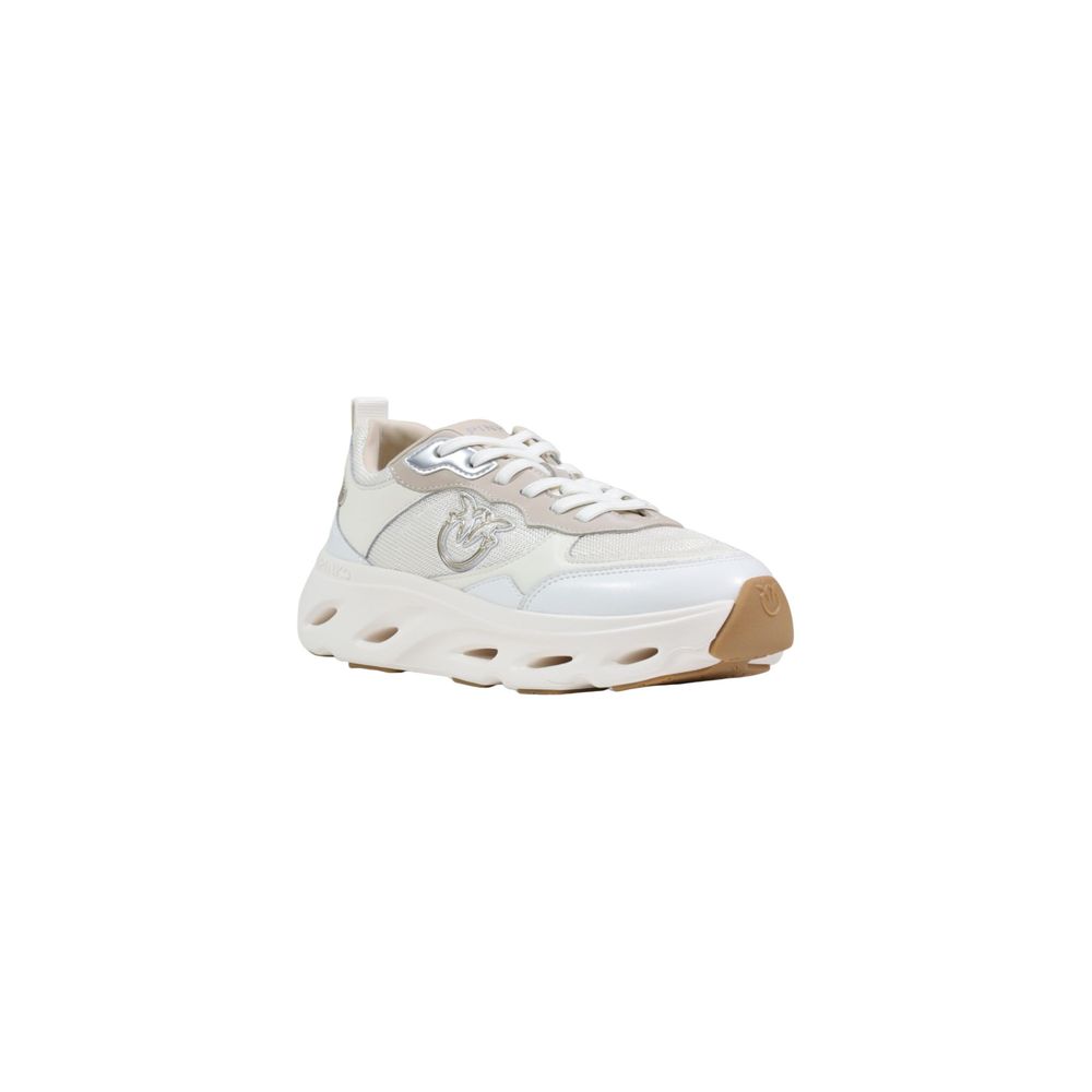 Zapatillas de plataforma de cuero beige