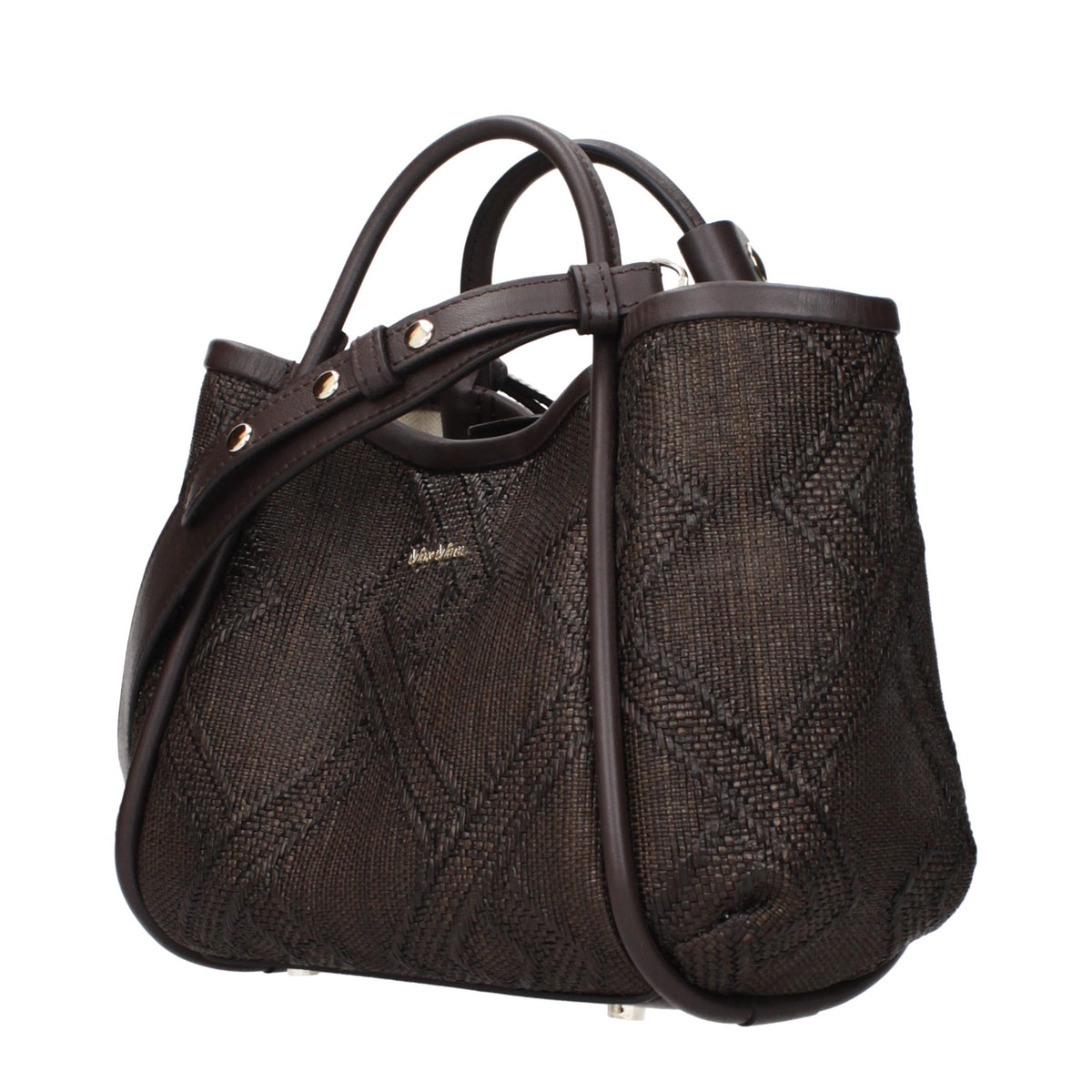 Max Mara Raffia Bag with Shoulder Carry Option