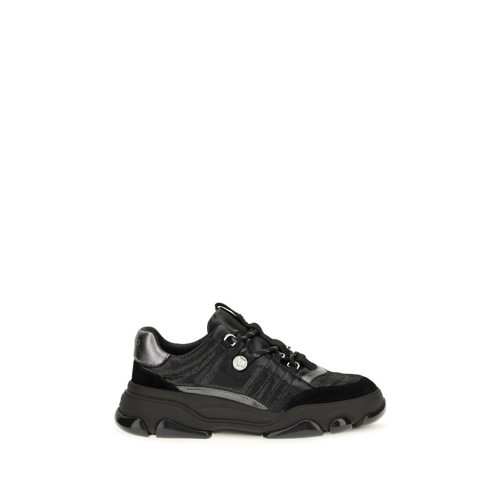 Zapatillas gruesas de piel de becerro negra Bos Taurus