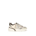 Beige Kalbsleder Bos Taurus Chunky Sneakers