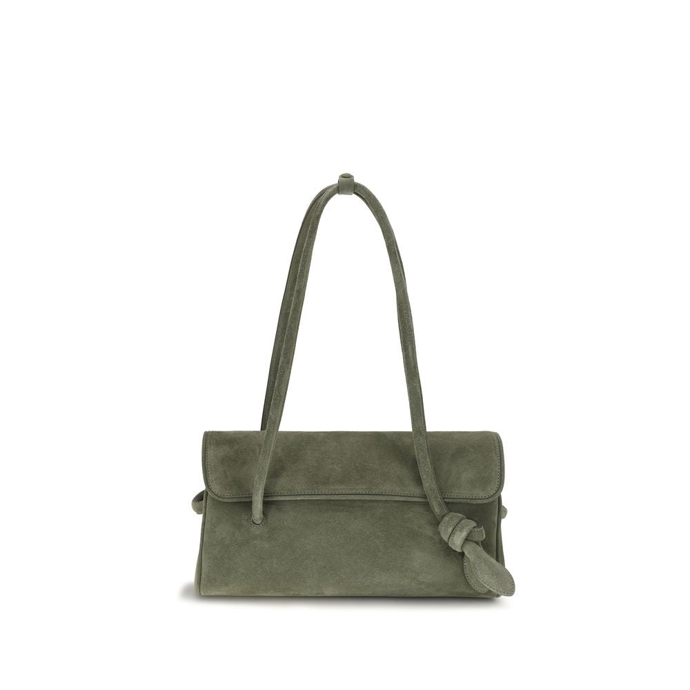 Zweifarbige Schultertasche aus Bos Taurus Kalbsleder
