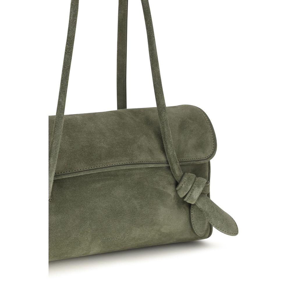 Zweifarbige Schultertasche aus Bos Taurus Kalbsleder