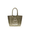 Bicolor Cotton Shoulder Bag