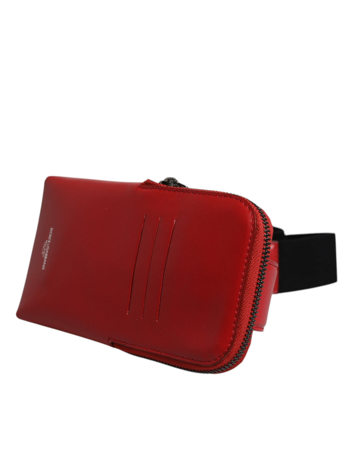 Bolso Bandolera con Tarjetero de Piel de Becerro Roja