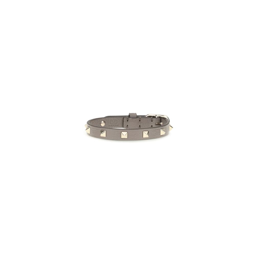 Pulsera de cuero de becerro gris Bos Taurus