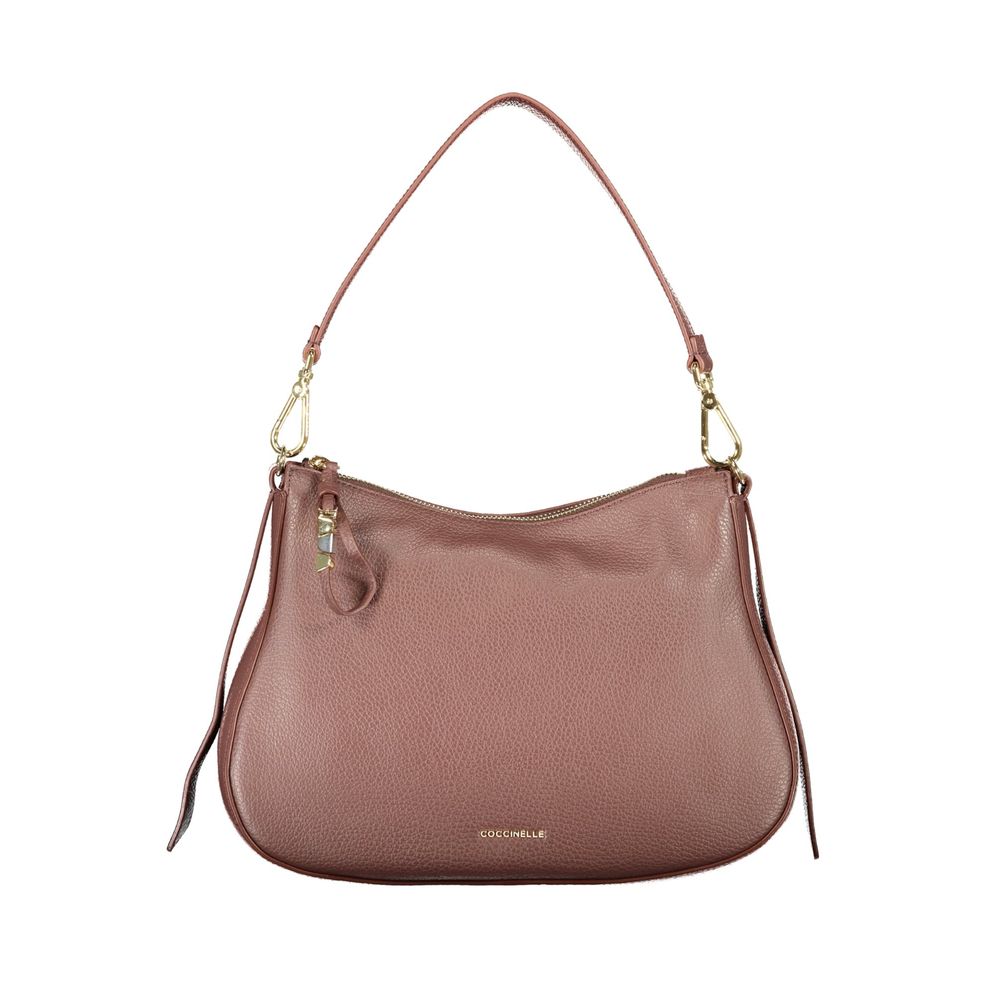 Braune Lederhandtasche