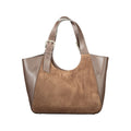 Braune Lederhandtasche