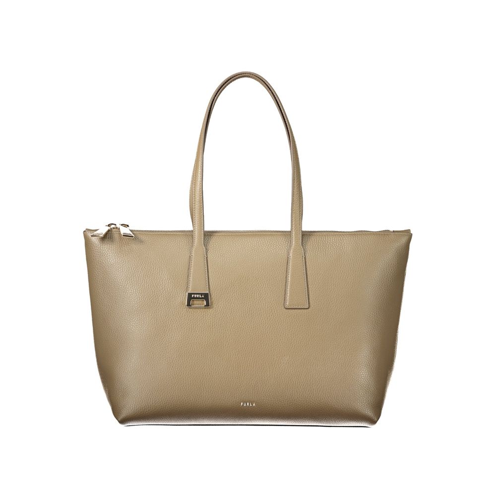 Bolso de cuero verde para mujer