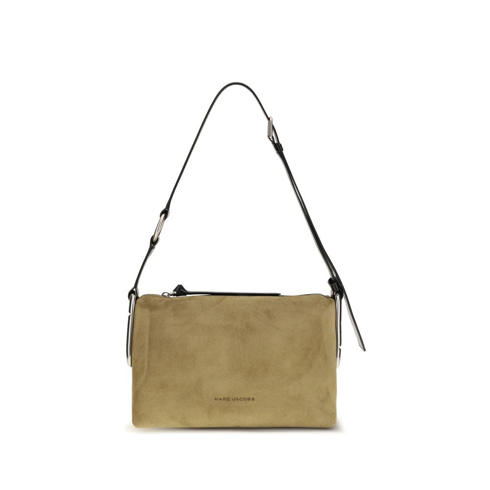 Beige suède leren schoudertas
