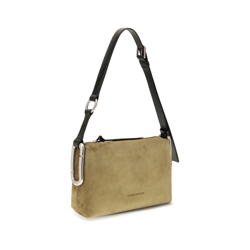 Beige suède leren schoudertas