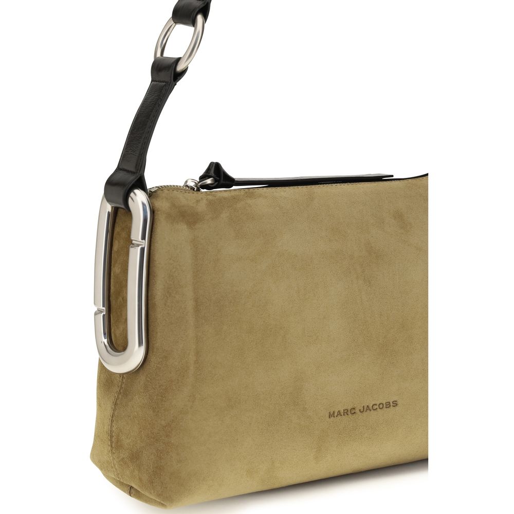 Beige suède leren schoudertas