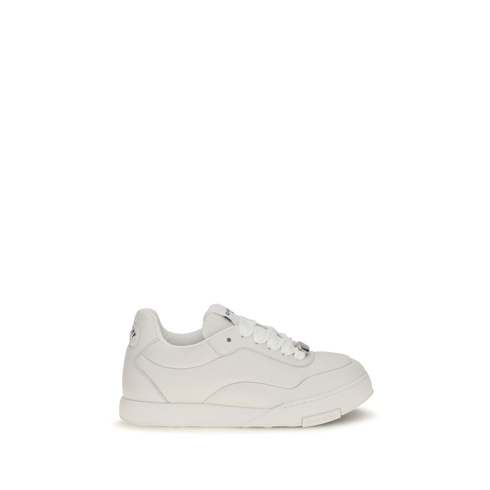 Weiße Lamm-Sneaker Ovis Aries mit niedrigem Schaft