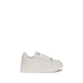 Weiße Lamm-Sneaker Ovis Aries mit niedrigem Schaft
