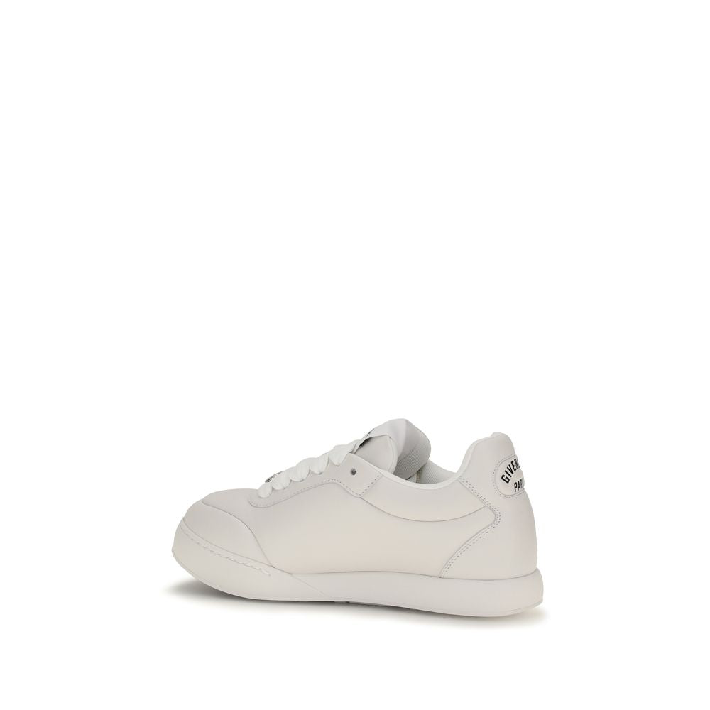 Weiße Lamm-Sneaker Ovis Aries mit niedrigem Schaft