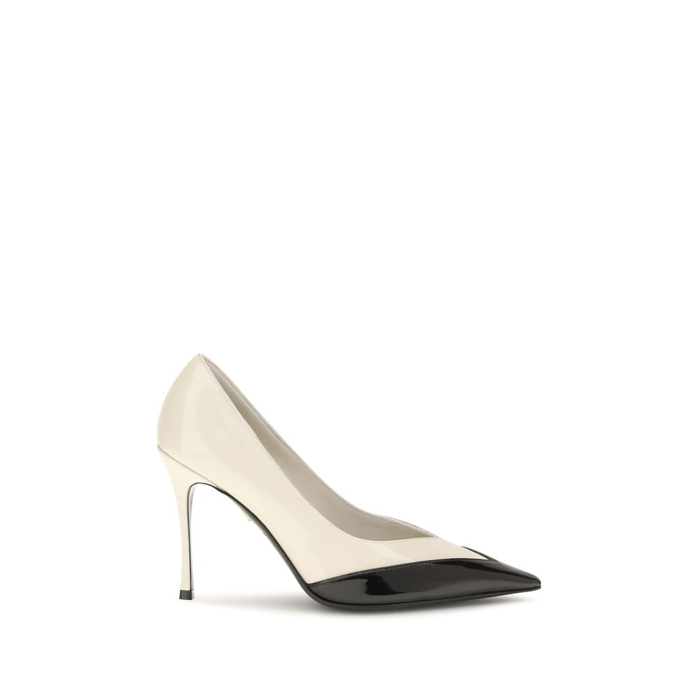 Ferragamo pumps met hoge hak