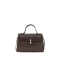 Bolso de hombro de piel de ternera marrón Bos Taurus