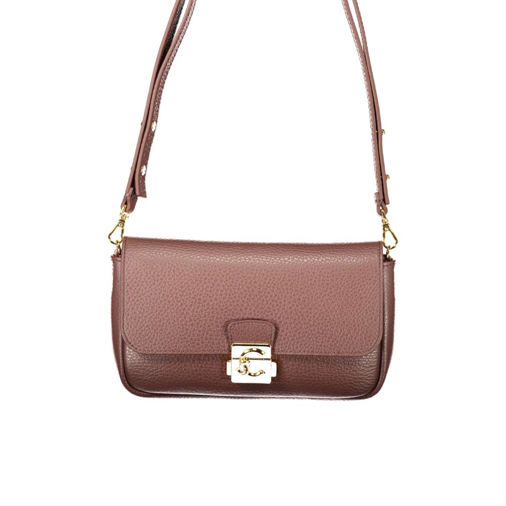 Braune Lederhandtasche