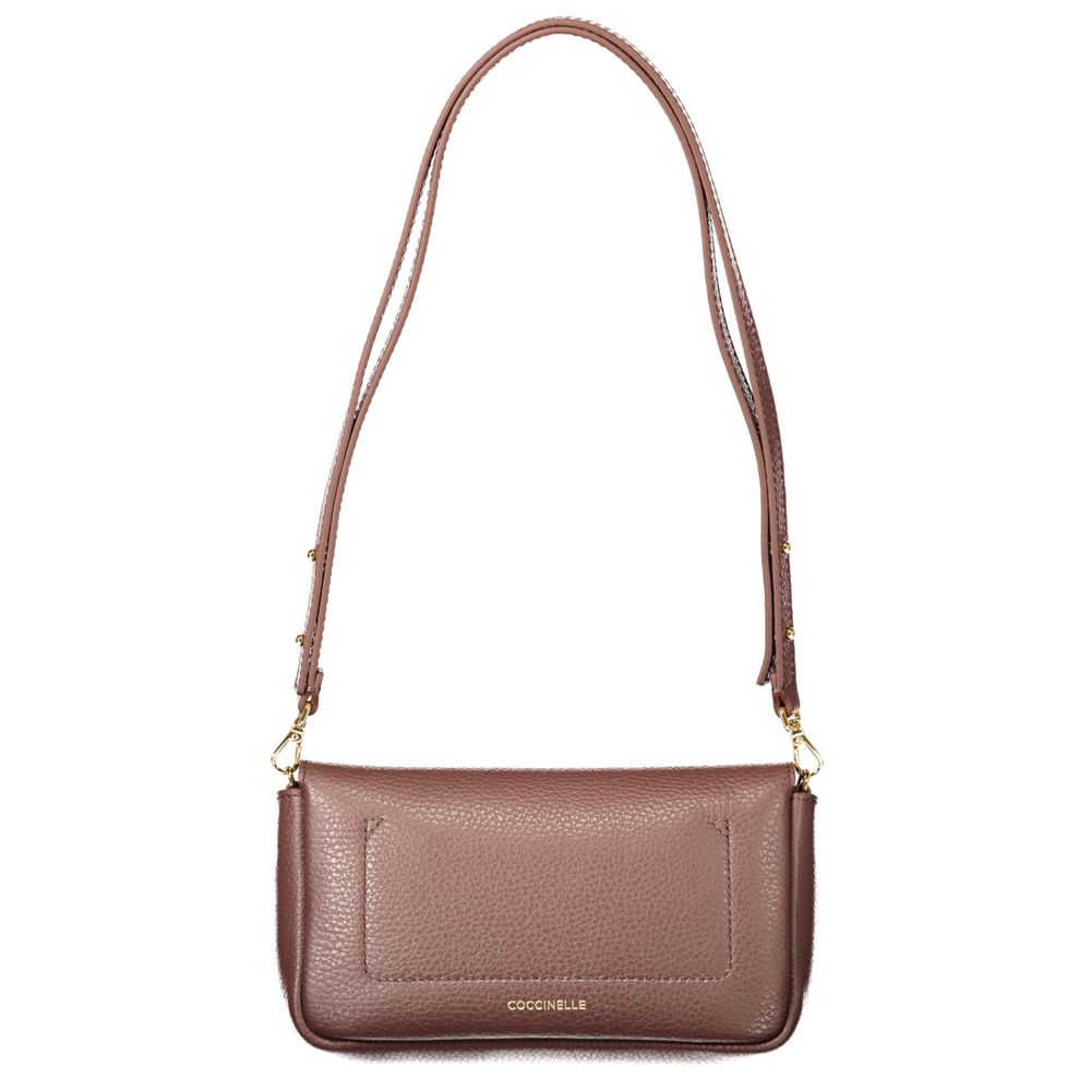 Braune Lederhandtasche