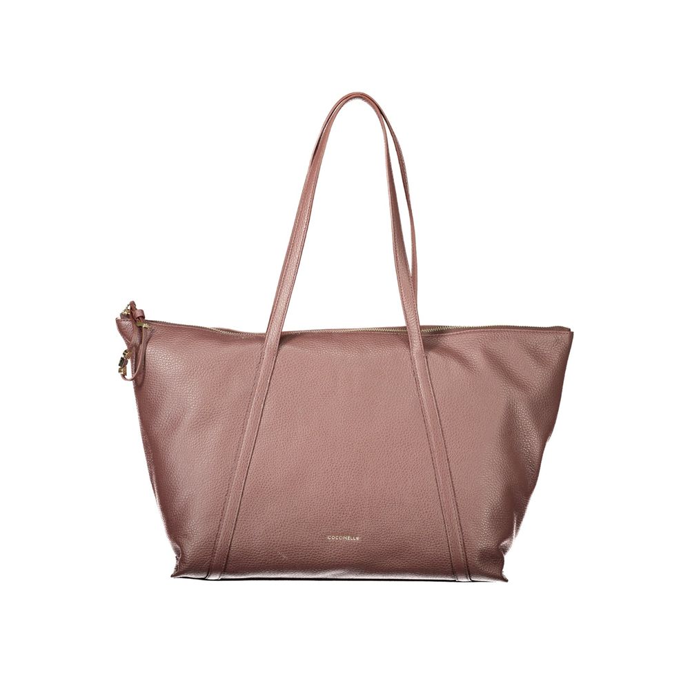 Braune Lederhandtasche