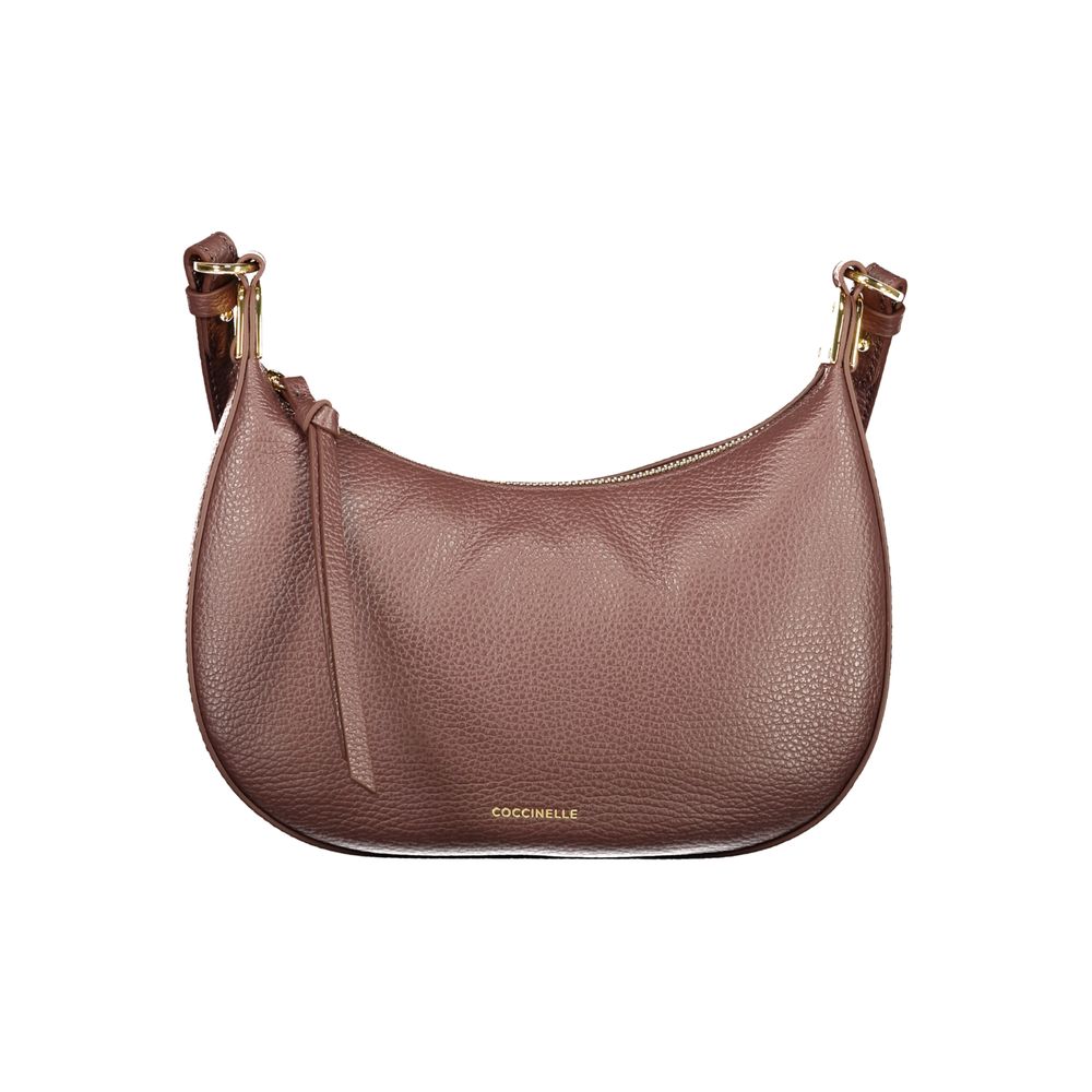 Braune Lederhandtasche
