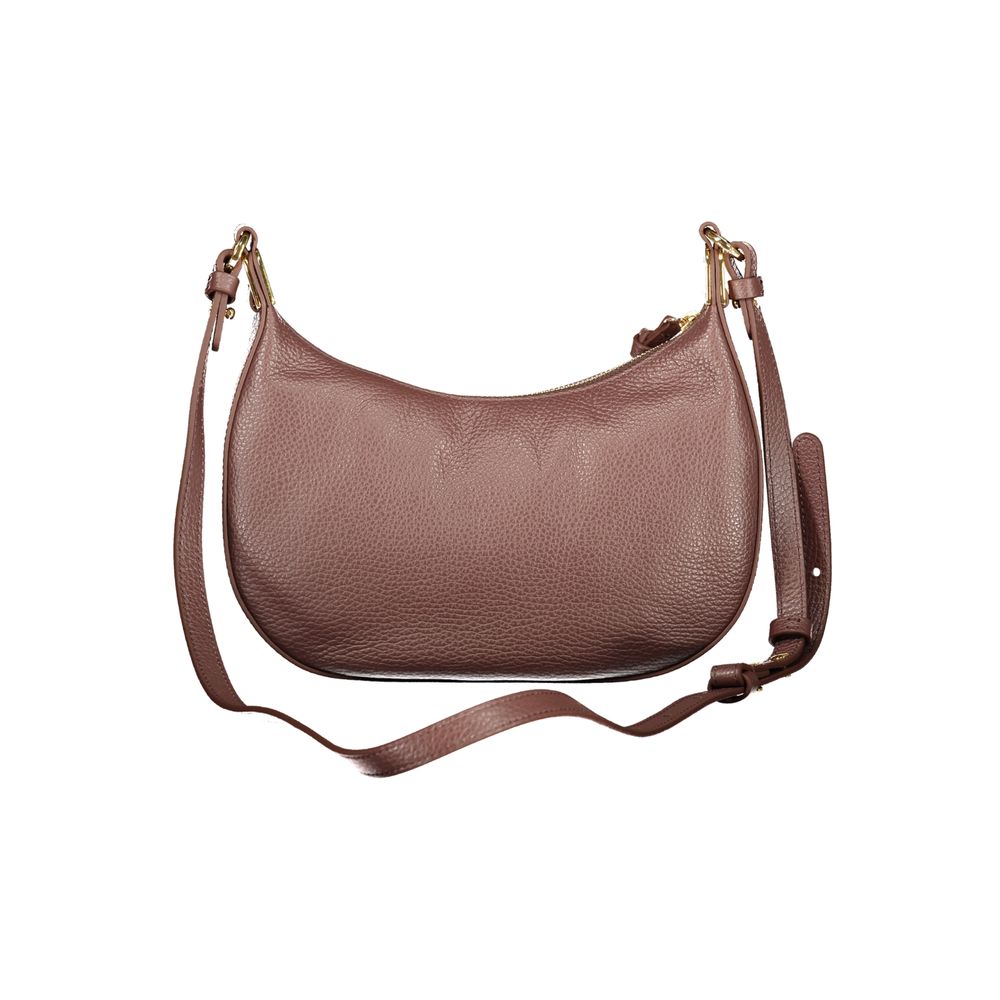 Braune Lederhandtasche