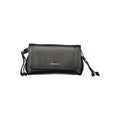 Schwarze Lederhandtasche