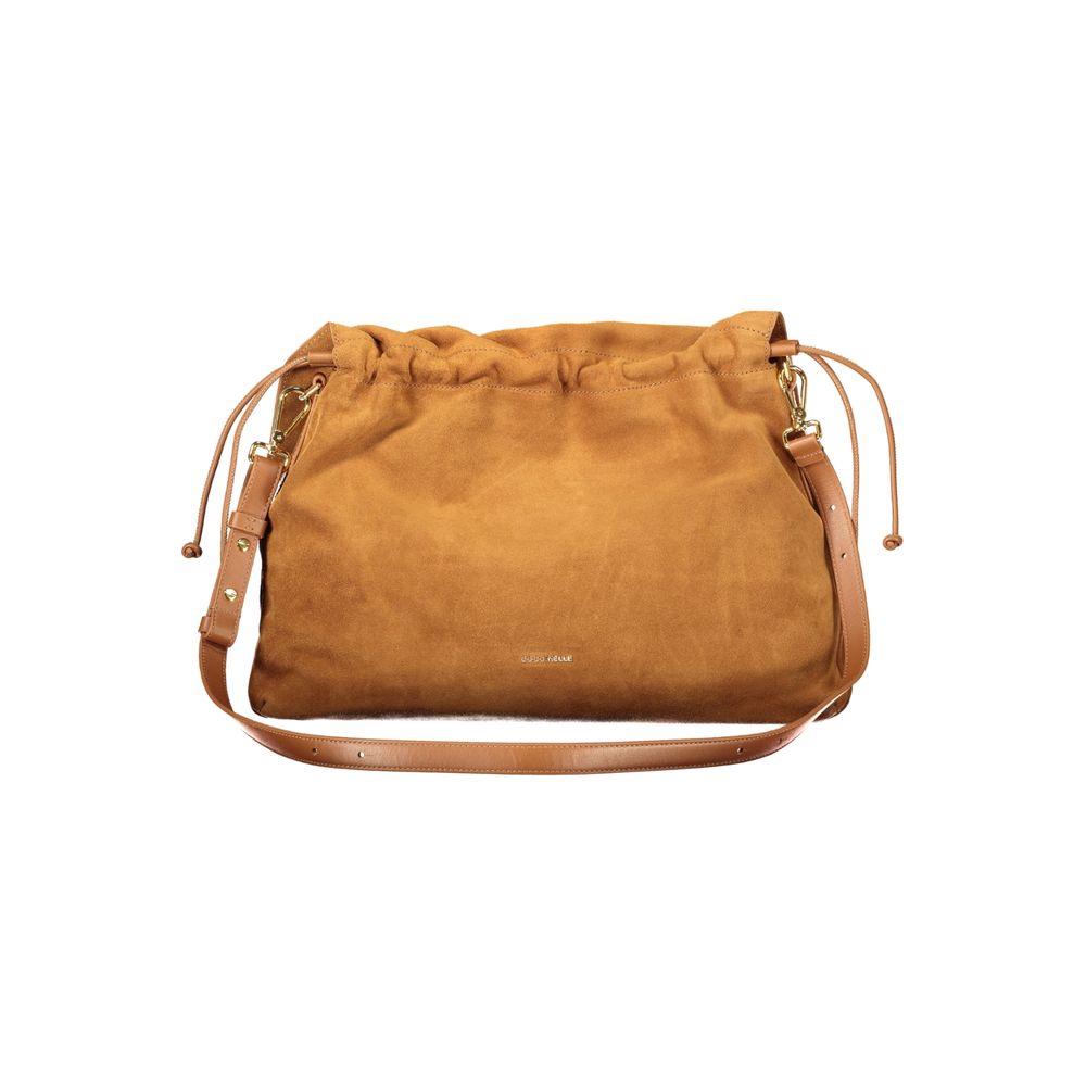 Braune Lederhandtasche