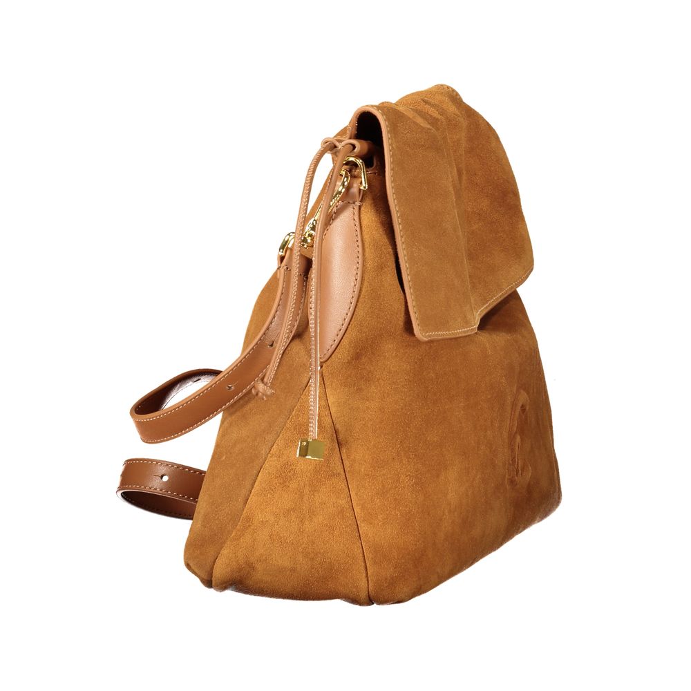 Braune Lederhandtasche