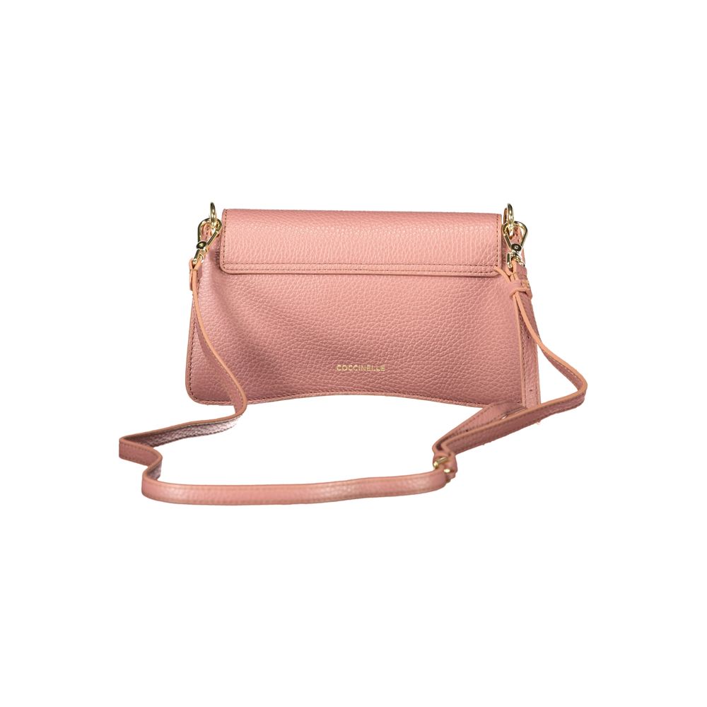 Rosa Lederhandtasche