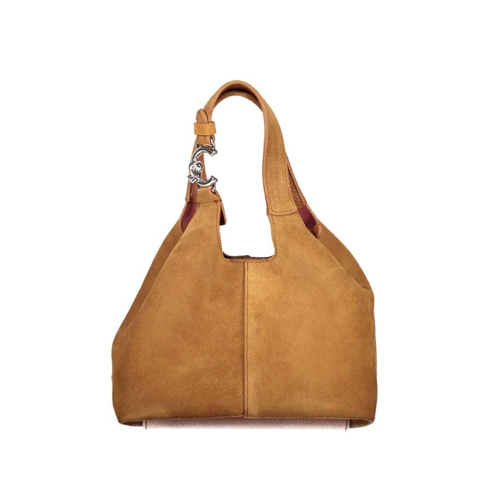 Braune Lederhandtasche