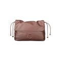 Braune Lederhandtasche