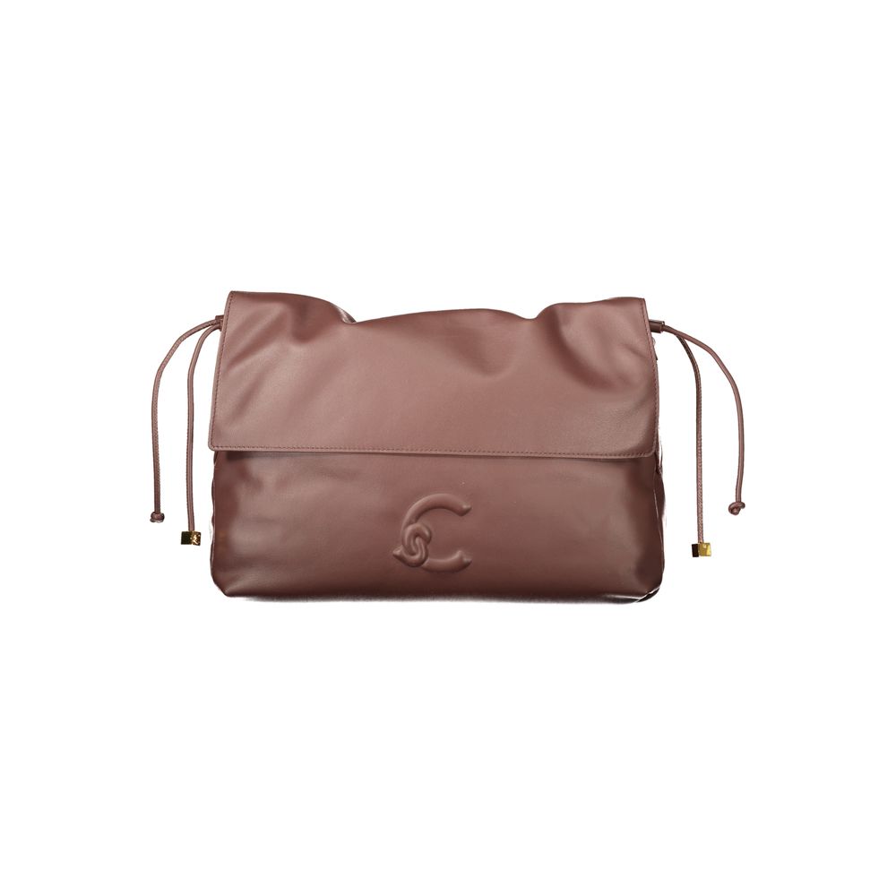 Braune Lederhandtasche