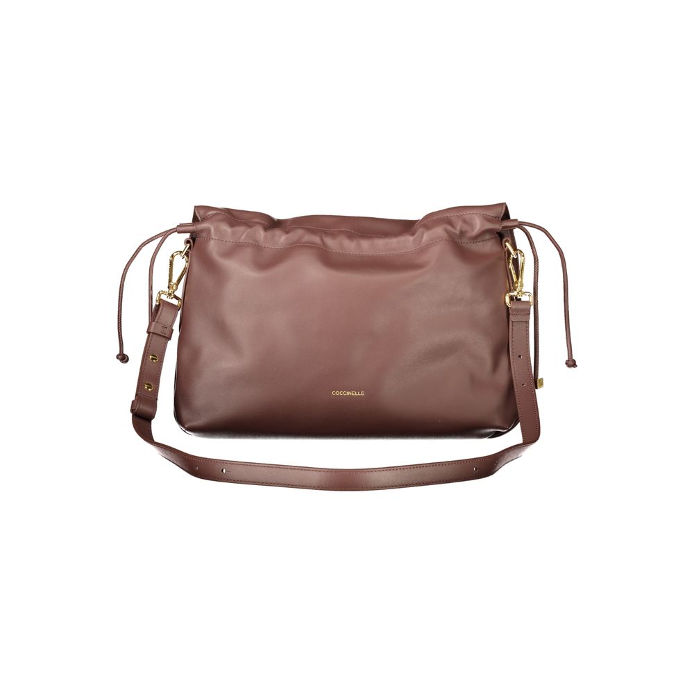 Braune Lederhandtasche