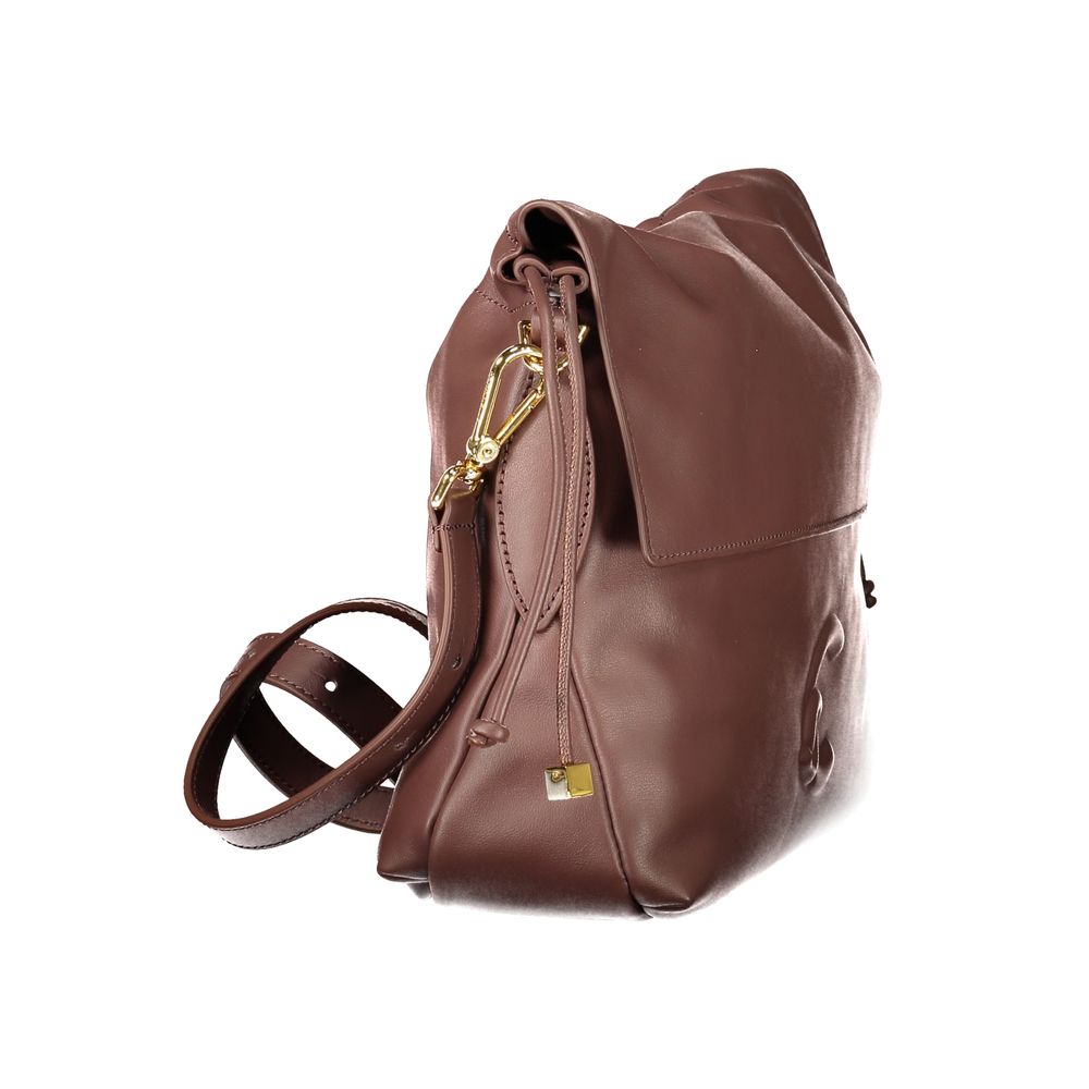 Braune Lederhandtasche