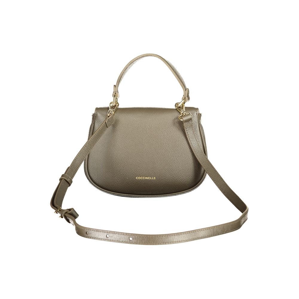 Braune Lederhandtasche