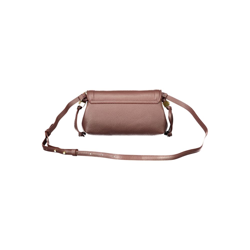 Braune Lederhandtasche