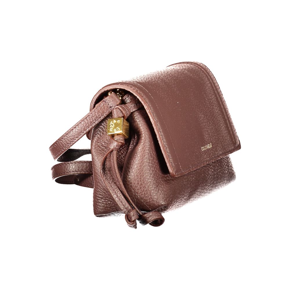 Braune Lederhandtasche