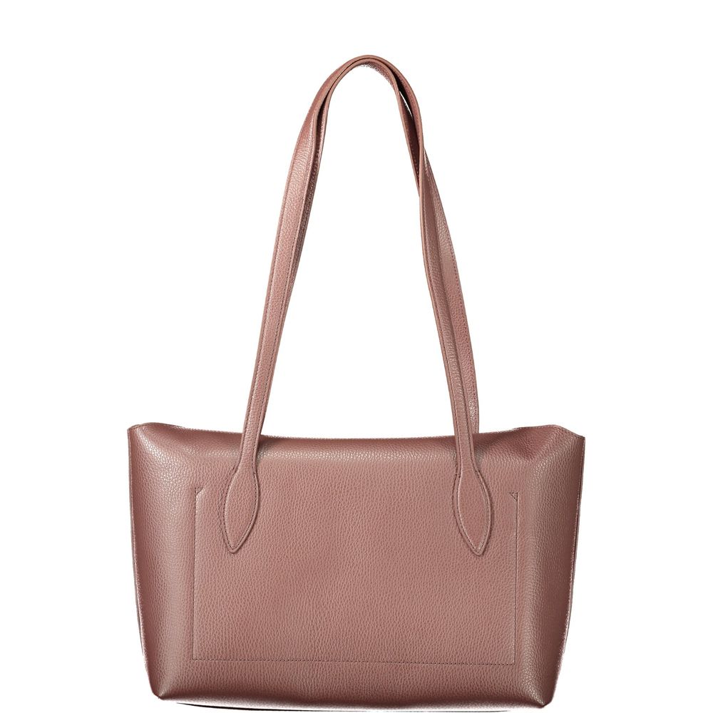 Braune Lederhandtasche