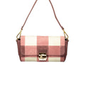 Roze leren dames tas