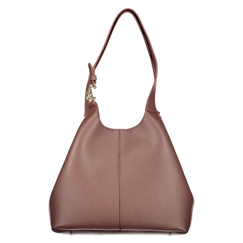 Bolso de piel marrón para mujer