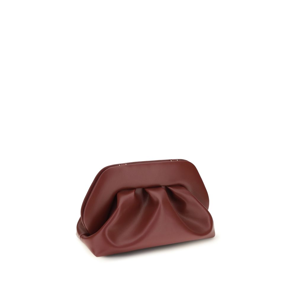 Bordeaux Vegan-Leder-Clutch
