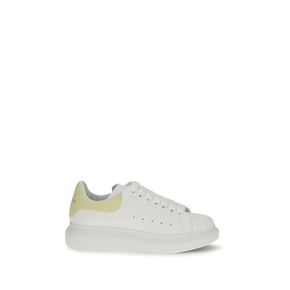 Chunky sneakers van wit kalfsleer (Bos taurus)