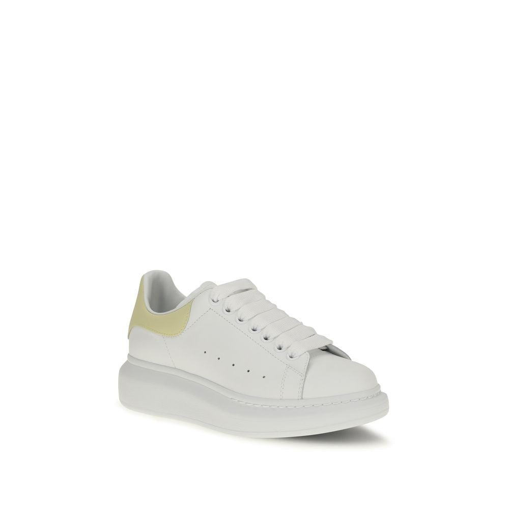 Chunky sneakers van wit kalfsleer (Bos taurus)