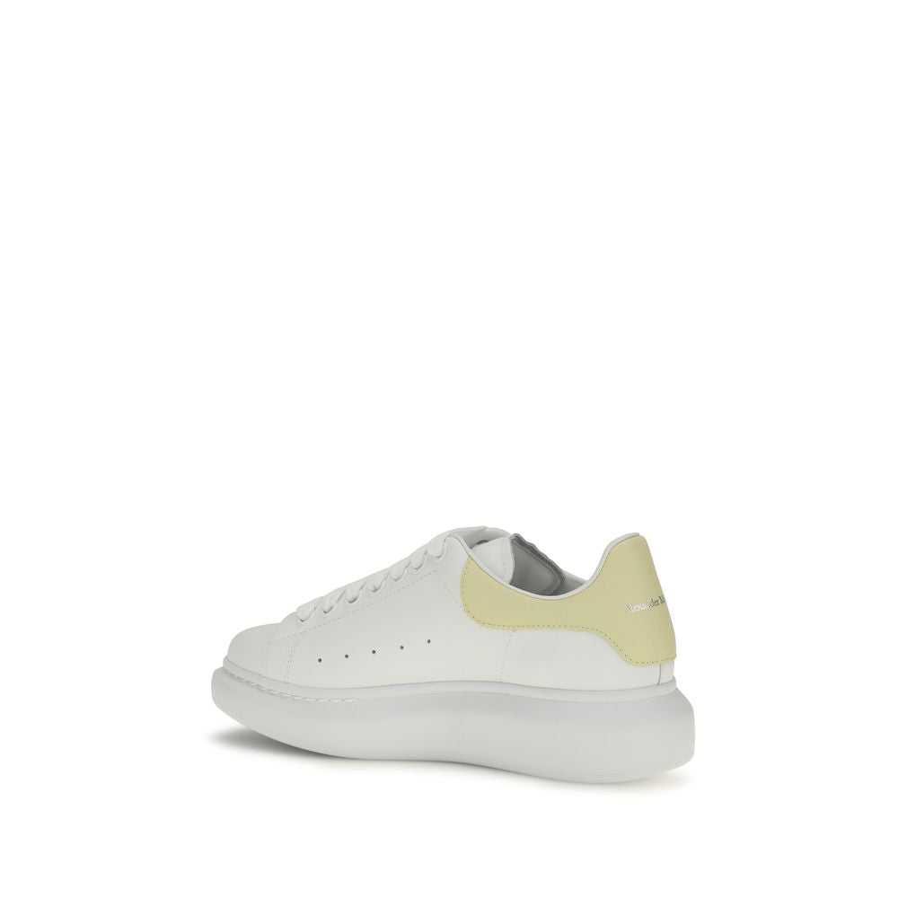 Chunky sneakers van wit kalfsleer (Bos taurus)